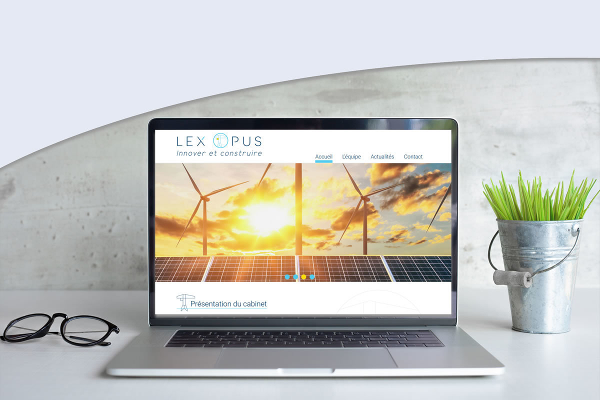 Site vitrine pour Lex'Opus